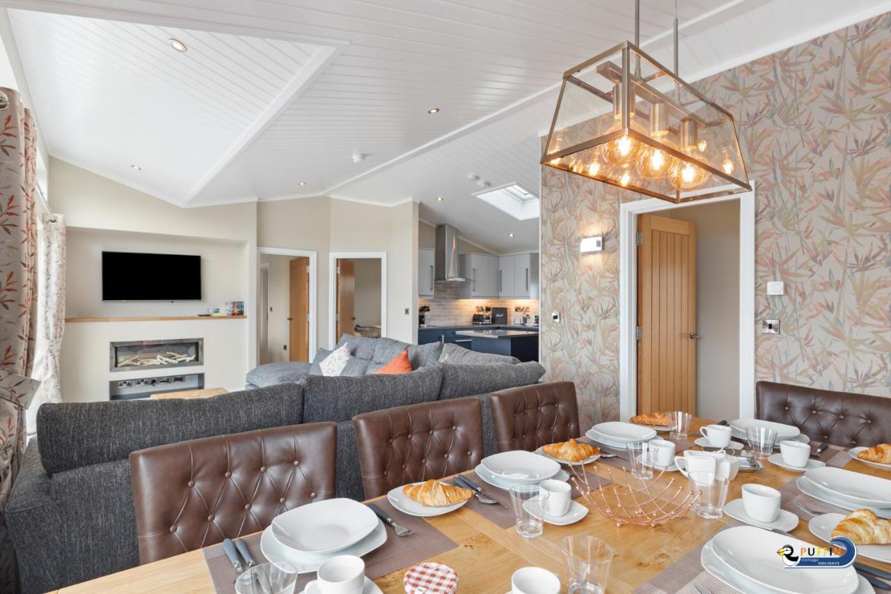 Valley View Lodge - Luxury Lodge, Hot Tub, Close To Beach Penally Exteriör bild