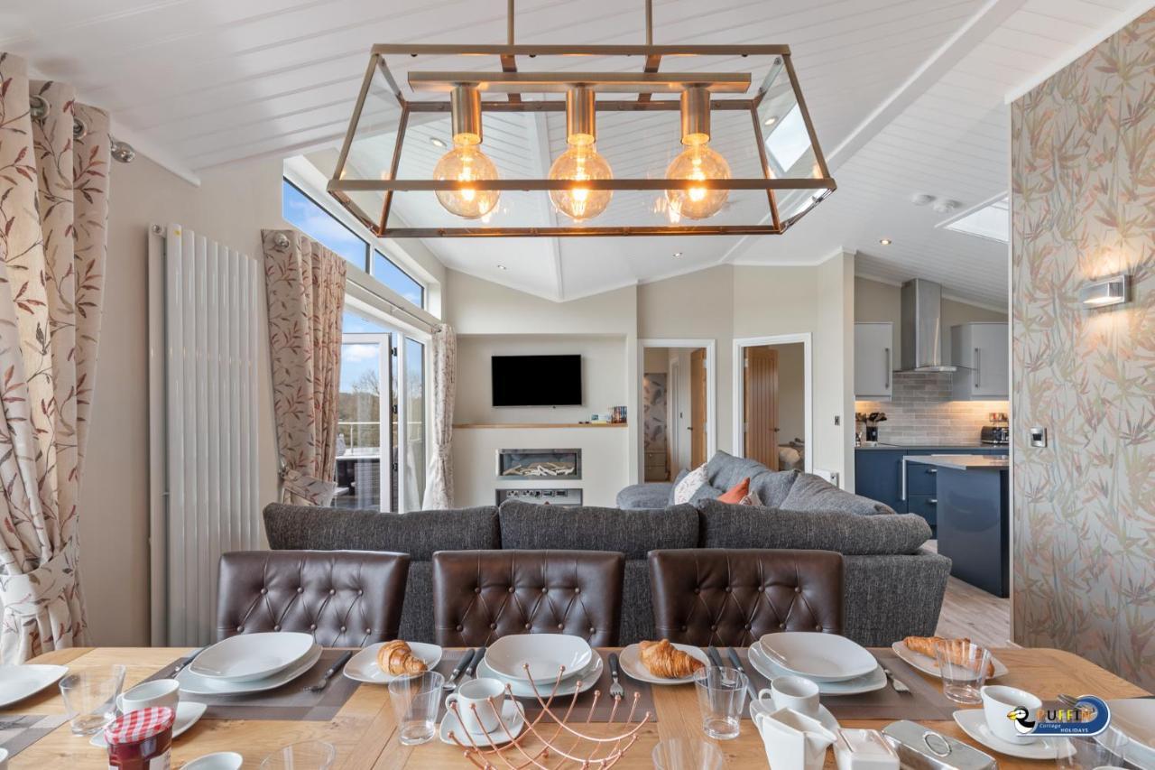 Valley View Lodge - Luxury Lodge, Hot Tub, Close To Beach Penally Exteriör bild